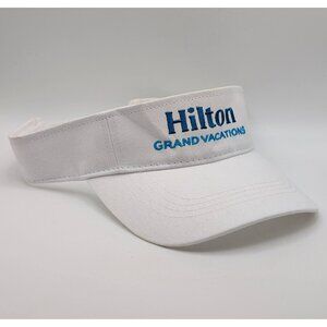 Hilton Grand Vacations Visor Shade Hat Beach Sun Resort Golf Tennis Crew Member